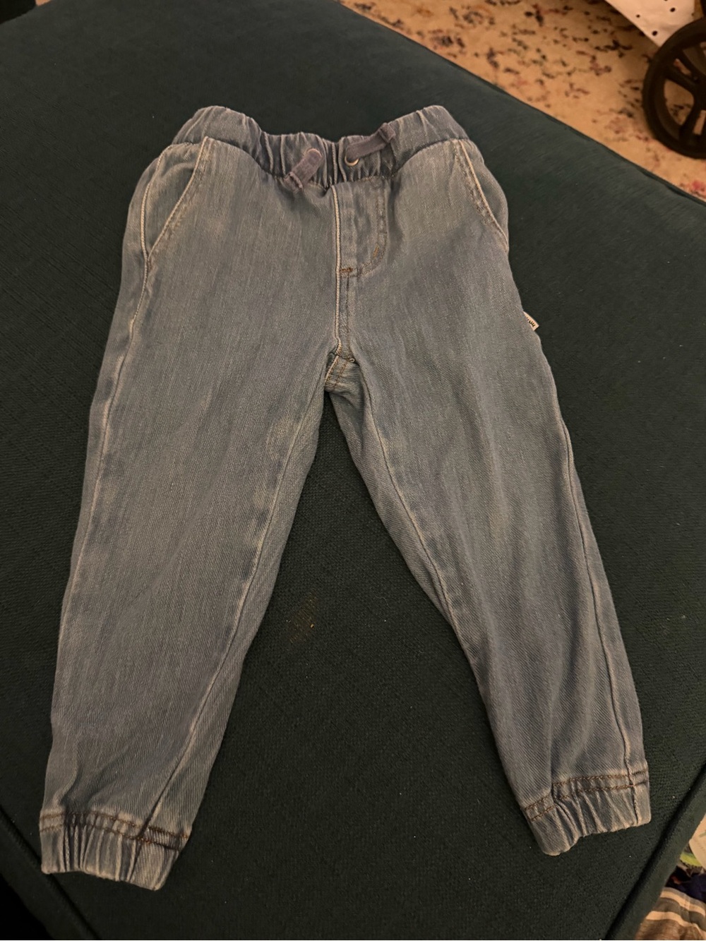 Little Sleepies Light Blue Elastic Waist Jogger Jeans